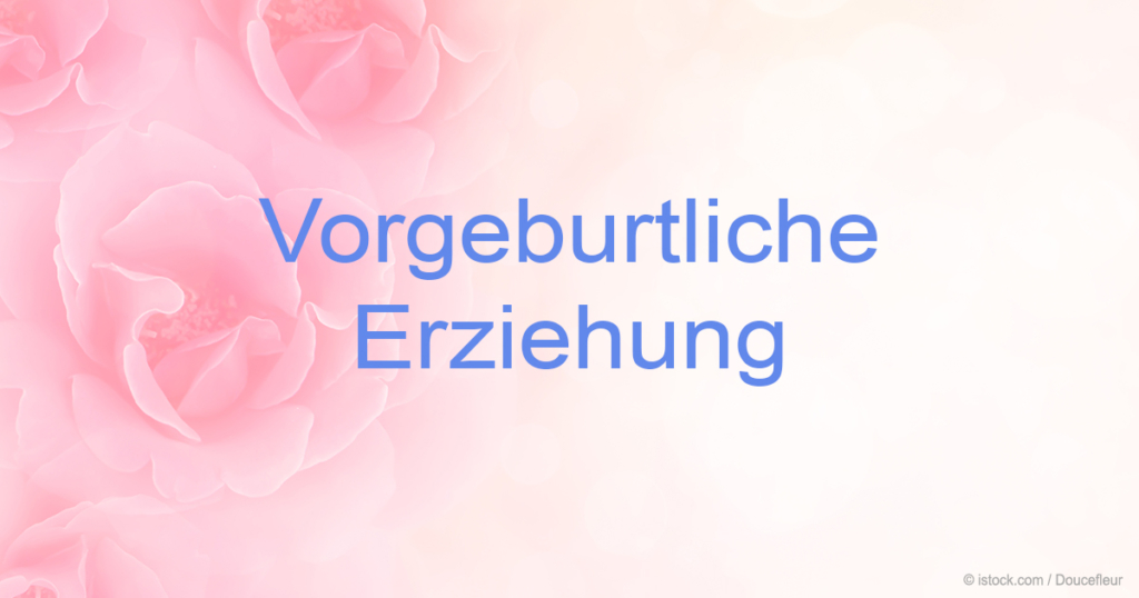 Vorgeburtliche Erziehung - In diesem Beitrag erklären wir, was genau mit dem Begriff "Vorgeburtliche Erziehung" gemeint ist.